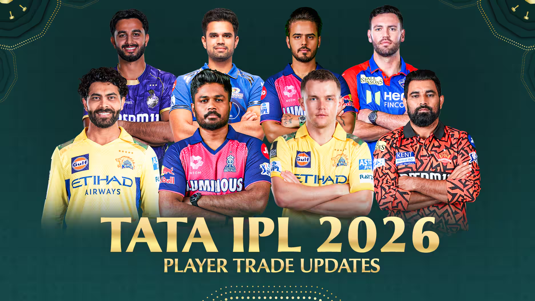 IPL 2026 all teams and captains - 365goldy